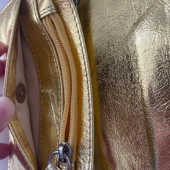 Genuine Leather RFID blocking Gold Wallet - Picture 6 of 11